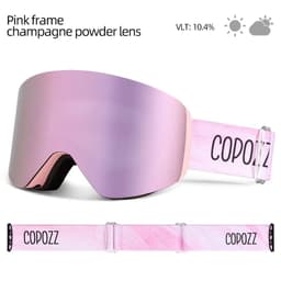 image-COPOZZ Professional Winter Ski Goggles Magnetic Quick-Change Double Layers Anti-Fog Snowboard goggles Men Women Ski Equipment