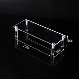 image-Acrylic Display stand for Amiibo Funko POP Figures,Cupcake Cosmetic Nail Polish Clay Figurine Jewelry for Display Stand Riser