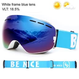 image-UV400 Double Layers Anti-fog Ski Goggles Lens Ski Mask Glasses Skiing Snow Snowboard Eyewear Mirror Polarize Goggles for Men
