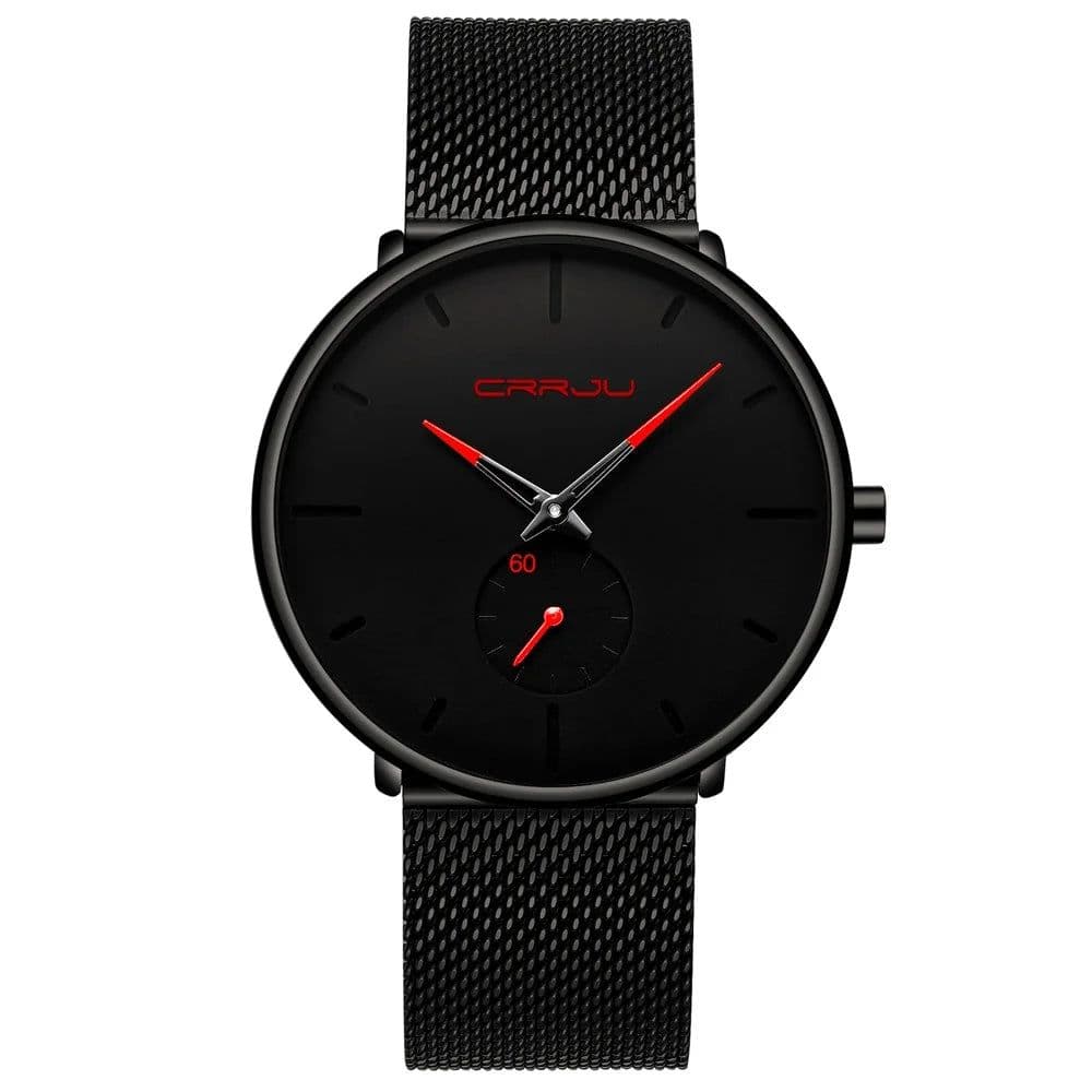 image-CRRJU Sports Mens slim Watches Top Brand Luxury Waterproof Sport Watch Men Ultra Thin Dial Quartz Watch Casual Relogio Masculino