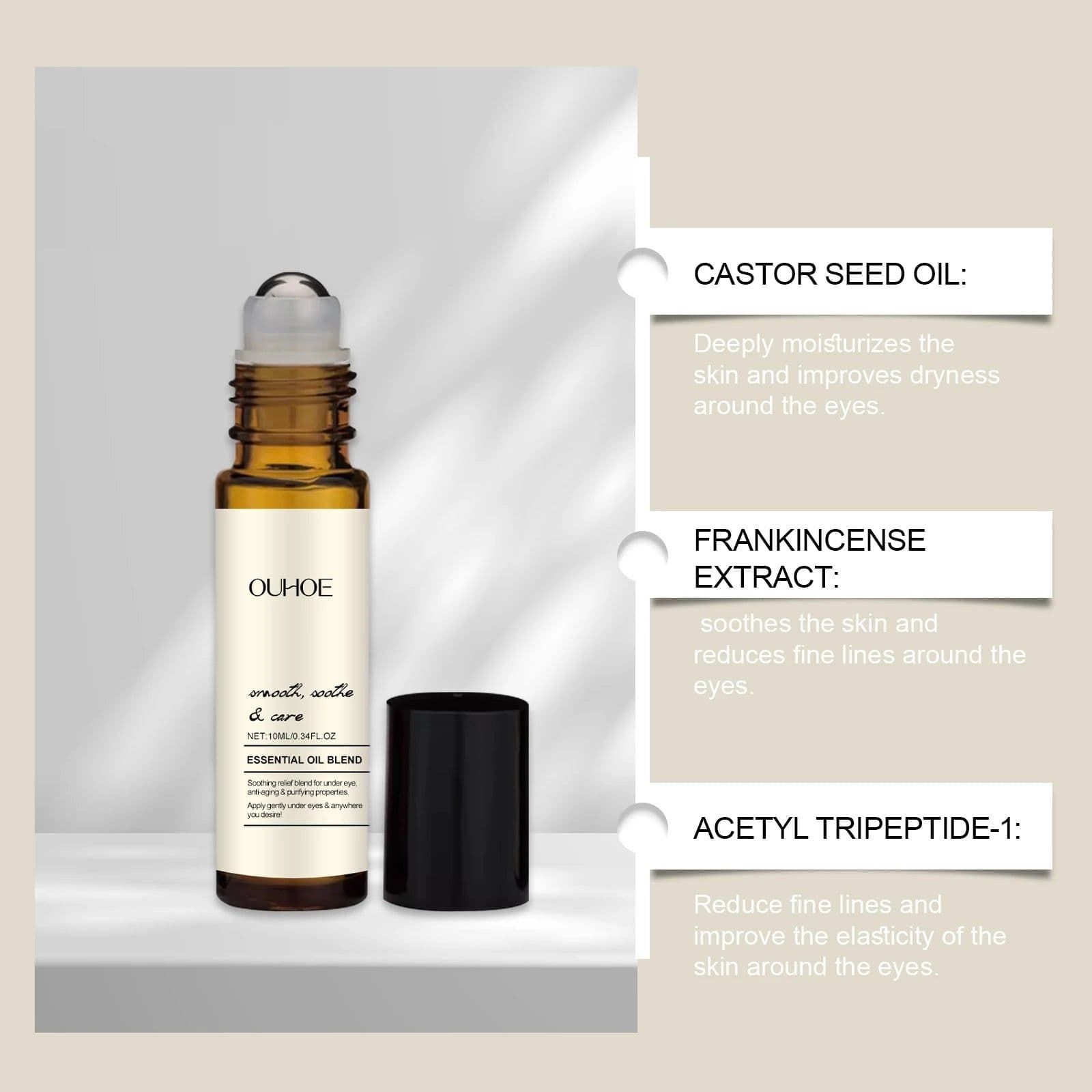 image-Firming Eye Roll-on Essential Oil Removal Dark Circles Wrinkle Lifting Repairing Eye Skin Moisturizing Hydrating Eye Care