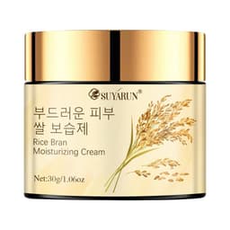 image-SUYARUN Korean Rice Extract Hydrating Face Cream 24H Moisture - Brightening Nourishing Skincare for Dry Sensitive Skin All Types