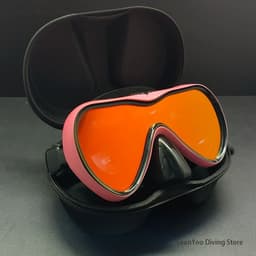 image-New Water Sports Adult Scuba Swimming Mask with Mirror Coating Lens UV Protection Mask Diving For Man Women