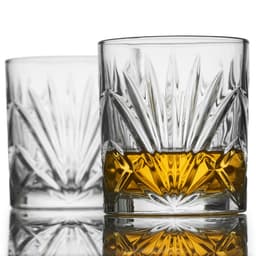 image-Whiskey Chilling Stones Gift Set With 2 Palm Crystal Glasses