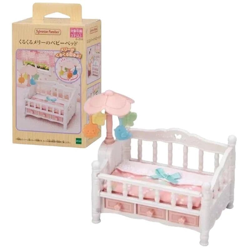 image-Sylvanian Families Girl Toys Kids Girls Authentic Ternurines Baby Bed Sylvanians Family Children's Toy Kitchen Silvania Familiy