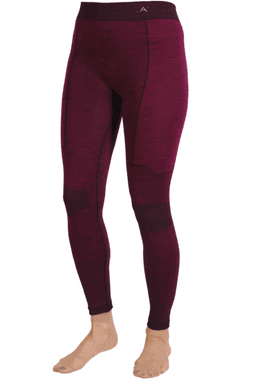 image-LANA dark pink unisex merino wool leggings