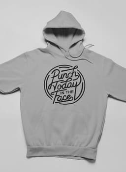 image-Punch Today In The Face Hoodie