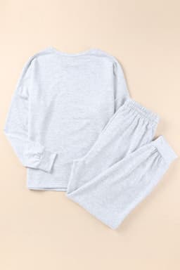image-Long Sleeve Pullover and Jogger Pants Lounge Set