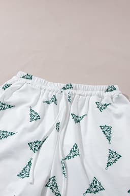 image-Skobeloff Christmas Tree Print Tee and Pants Lounge Set