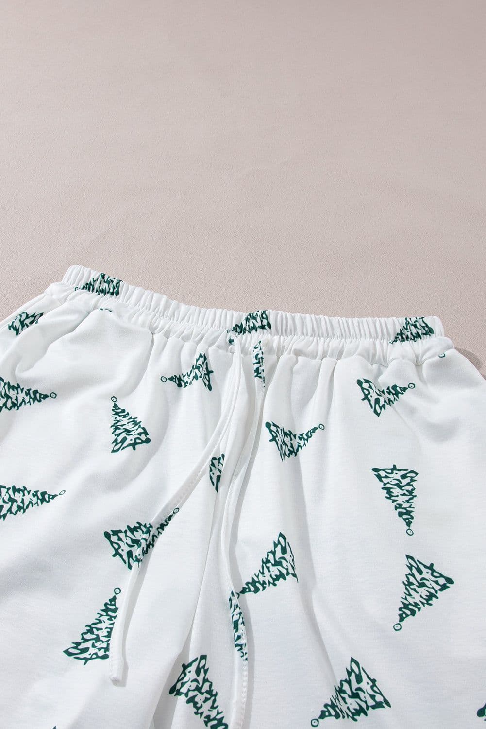 image-Skobeloff Christmas Tree Print Tee and Pants Lounge Set
