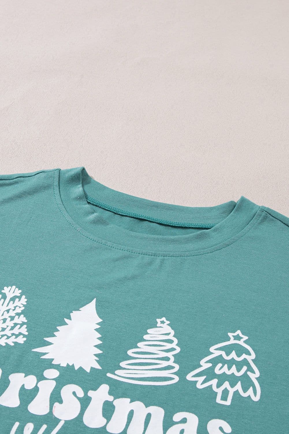 image-Skobeloff Christmas Tree Print Tee and Pants Lounge Set