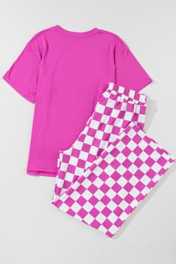 image-Skobeloff Christmas Tree Print Tee and Pants Lounge Set