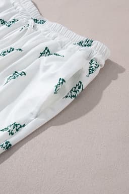image-Skobeloff Christmas Tree Print Tee and Pants Lounge Set