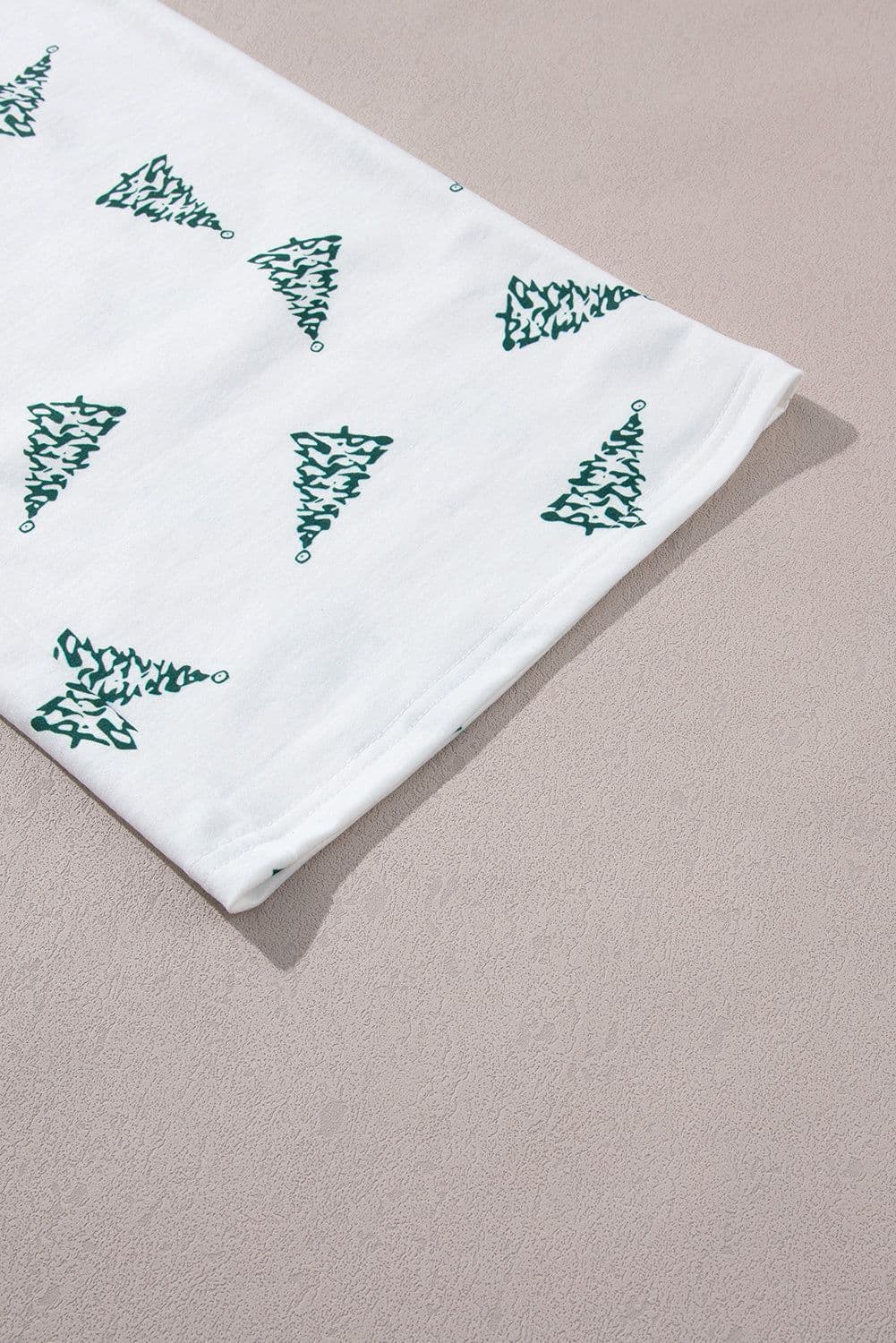 image-Skobeloff Christmas Tree Print Tee and Pants Lounge Set