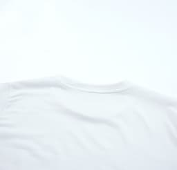 image-White Solid Color Crew Neck Tee