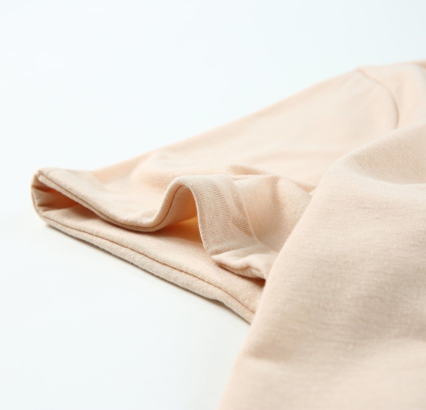 image-White Solid Color Crew Neck Tee