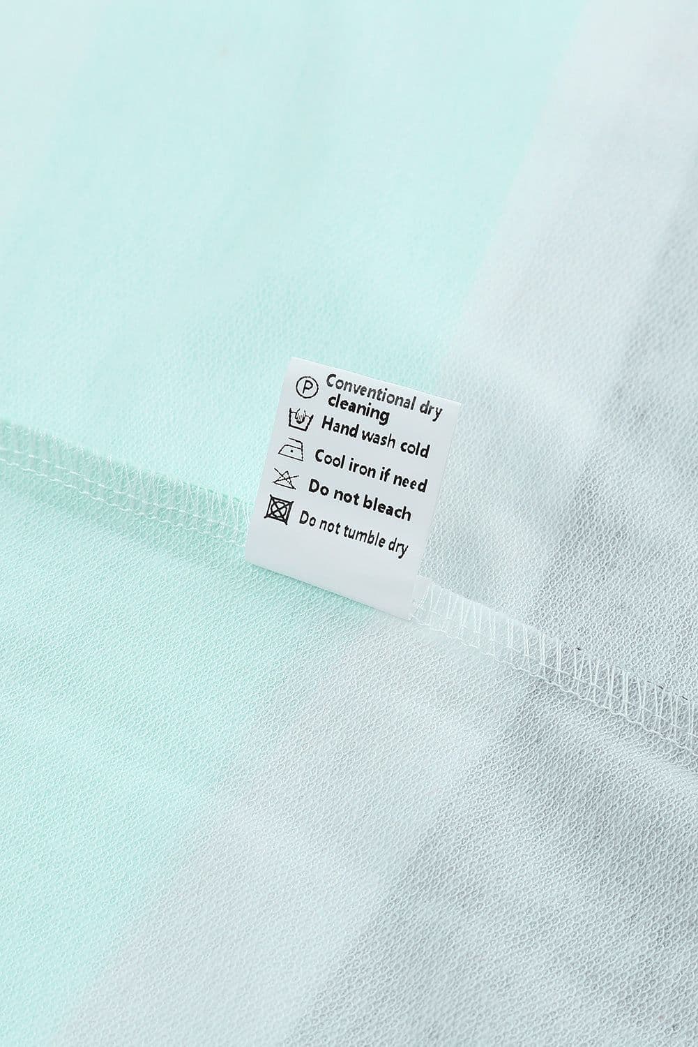 image-Green Striped Drawstring Long Sleeve Hoodie