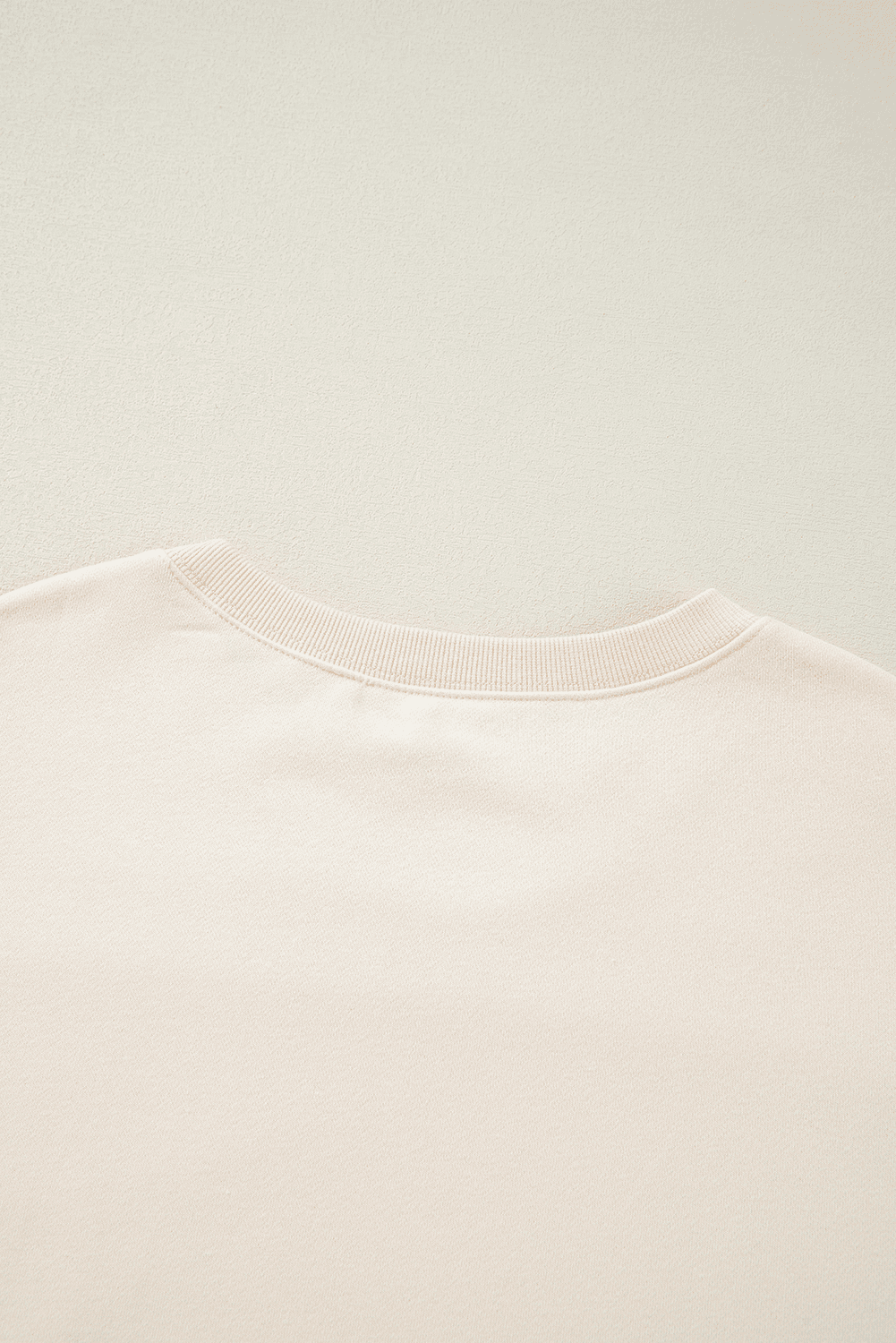 image-Apricot Corduroy Patchwork Drop Shoulder Long Sleeve Sweatshirt