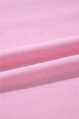 image-Bonbon Color Block Exposed Seam Side Slits Crewneck Sweatshirt