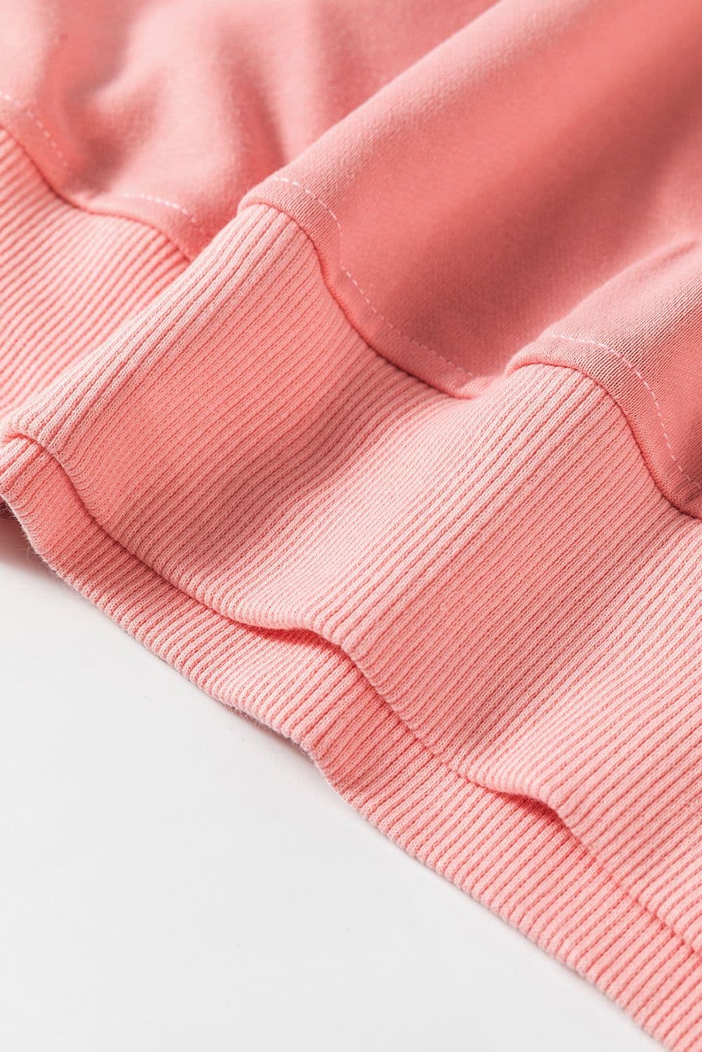 image-Blossom Colorblock Patchwork Drop Shoulder Sweatshirt