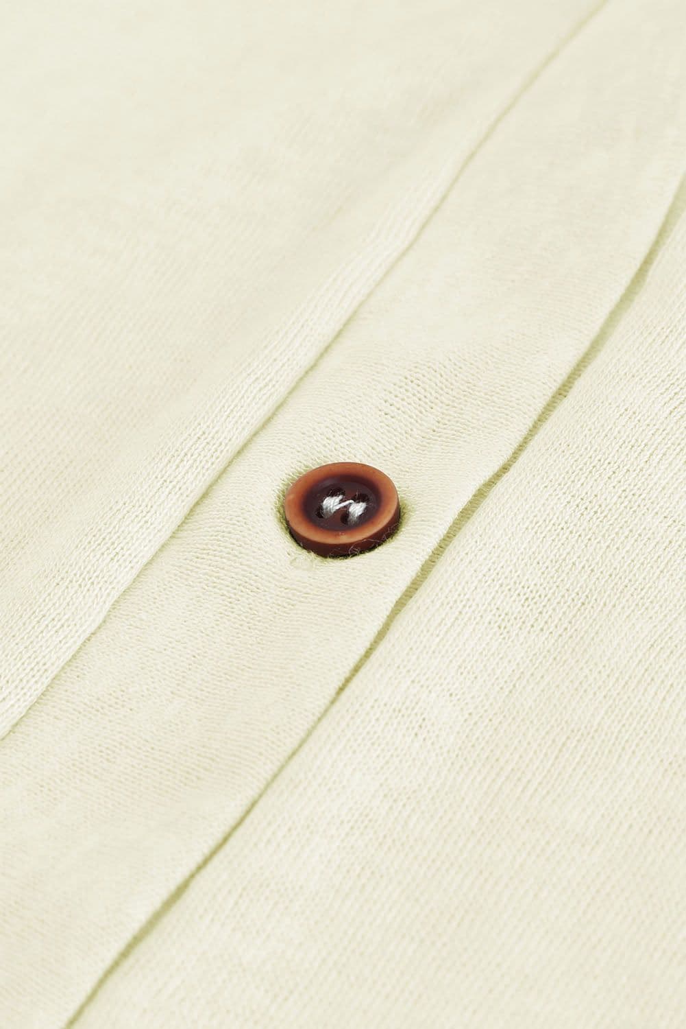 image-Black Solid Color Open-Front Buttons Cardigan