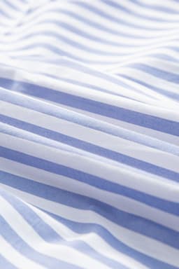 image-Sky Blue Stripe Dolman Sleeve Oversize Shirt