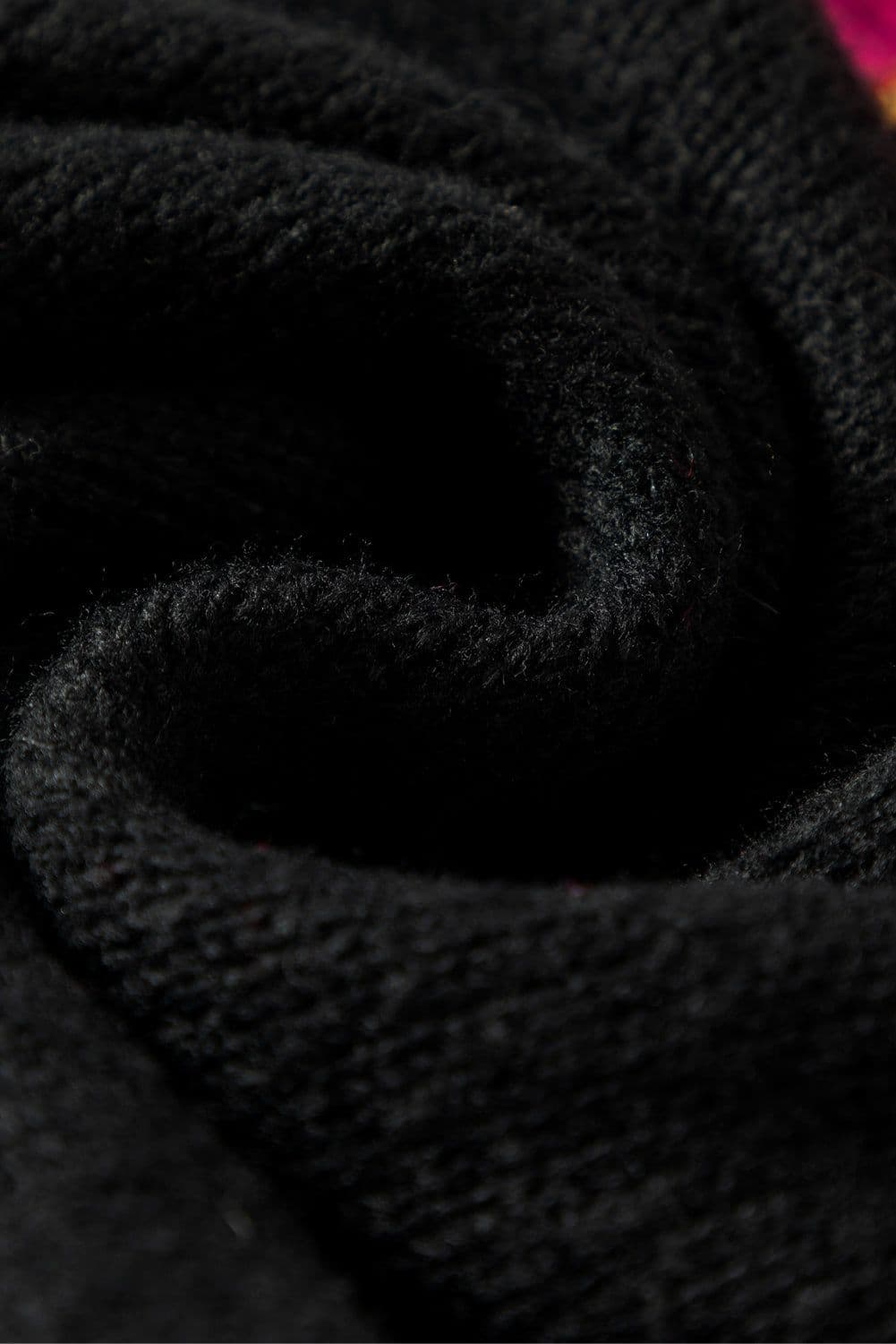 image-Black Howdy Heart Graphic Round Neck Casual Sweater