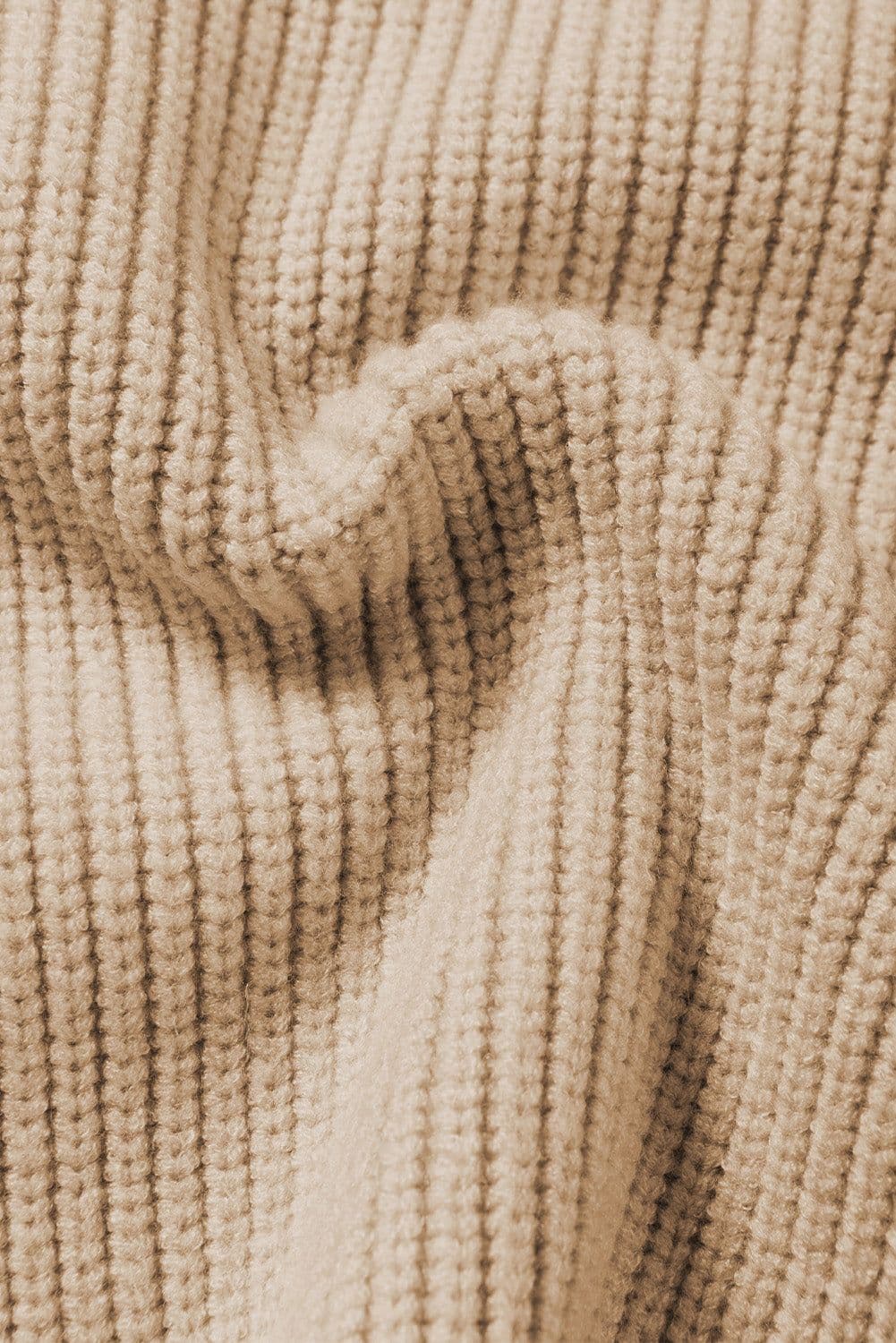 image-Blackish Green Chest Pocket V Neck Ribbed Cap Sleeve Sweater