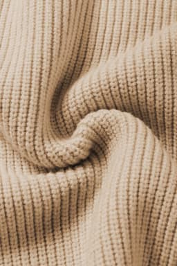 image-Blackish Green Chest Pocket V Neck Ribbed Cap Sleeve Sweater