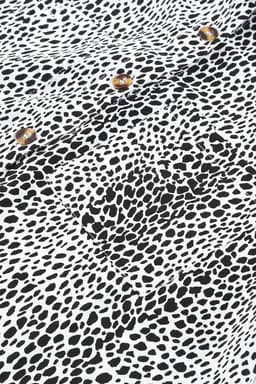 image-Long Sleeve Leopard Animal Print Shirt Dress