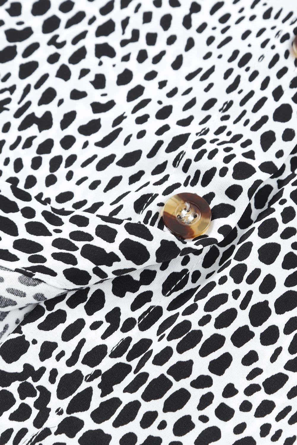 image-Long Sleeve Leopard Animal Print Shirt Dress