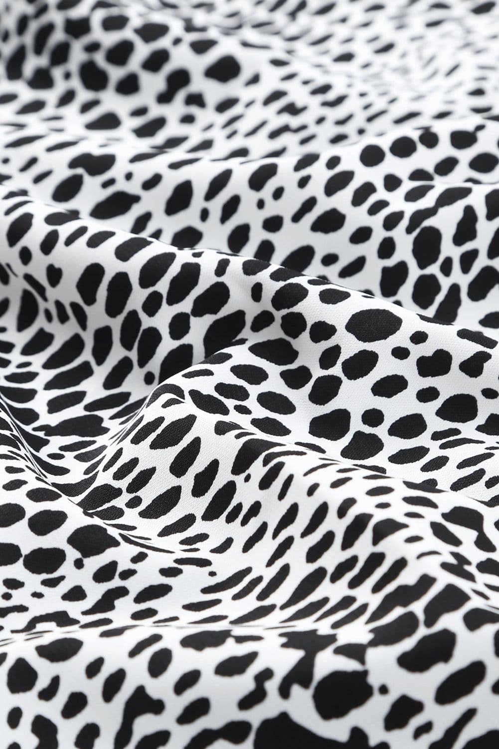 image-Long Sleeve Leopard Animal Print Shirt Dress