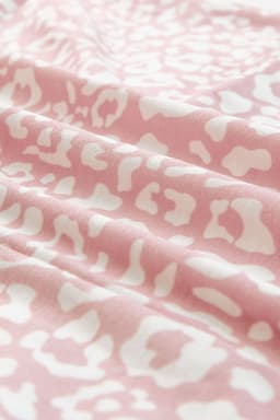 image-Pink Leopard Print Pocketed Sleeveless Maxi Dress