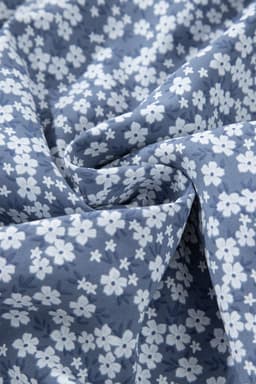 image-Dusk Blue Thin Straps Smocked Bodice Wide Leg Floral Jumpsuit