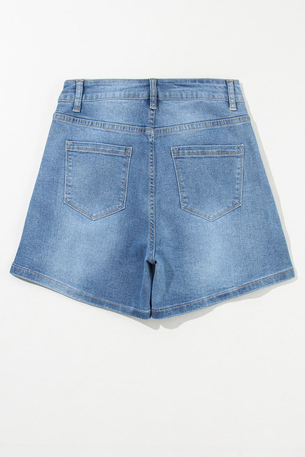 image-Ashleigh Blue Rhinestone Embellished Denim Shorts