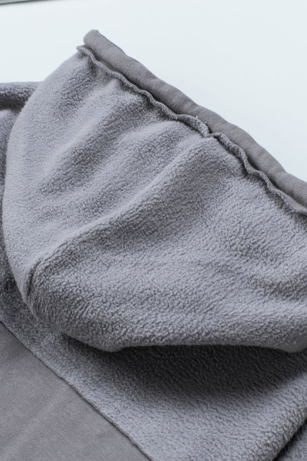 image-Black Flap Pocket Drawstring Hood Zip Up Jacket