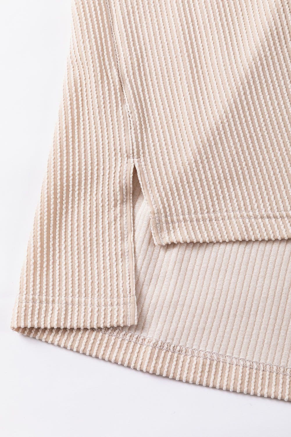 image-Parchment Sequin Patch Chest Pocket Corded Shacket