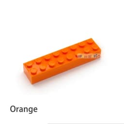 image-20pcs DIY Building Blocks Thick 2x8 Dots Educational Creative Toys for Children Figures Plastic Bricks Size Compatible With 3007