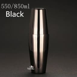 image-Stainless Steel Cocktail Boston Bar Shaker: 2-piece Set: 18oz Unweighted & 28oz