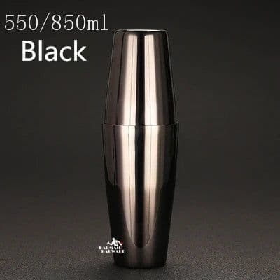 image-Stainless Steel Cocktail Boston Bar Shaker: 2-piece Set: 18oz Unweighted & 28oz