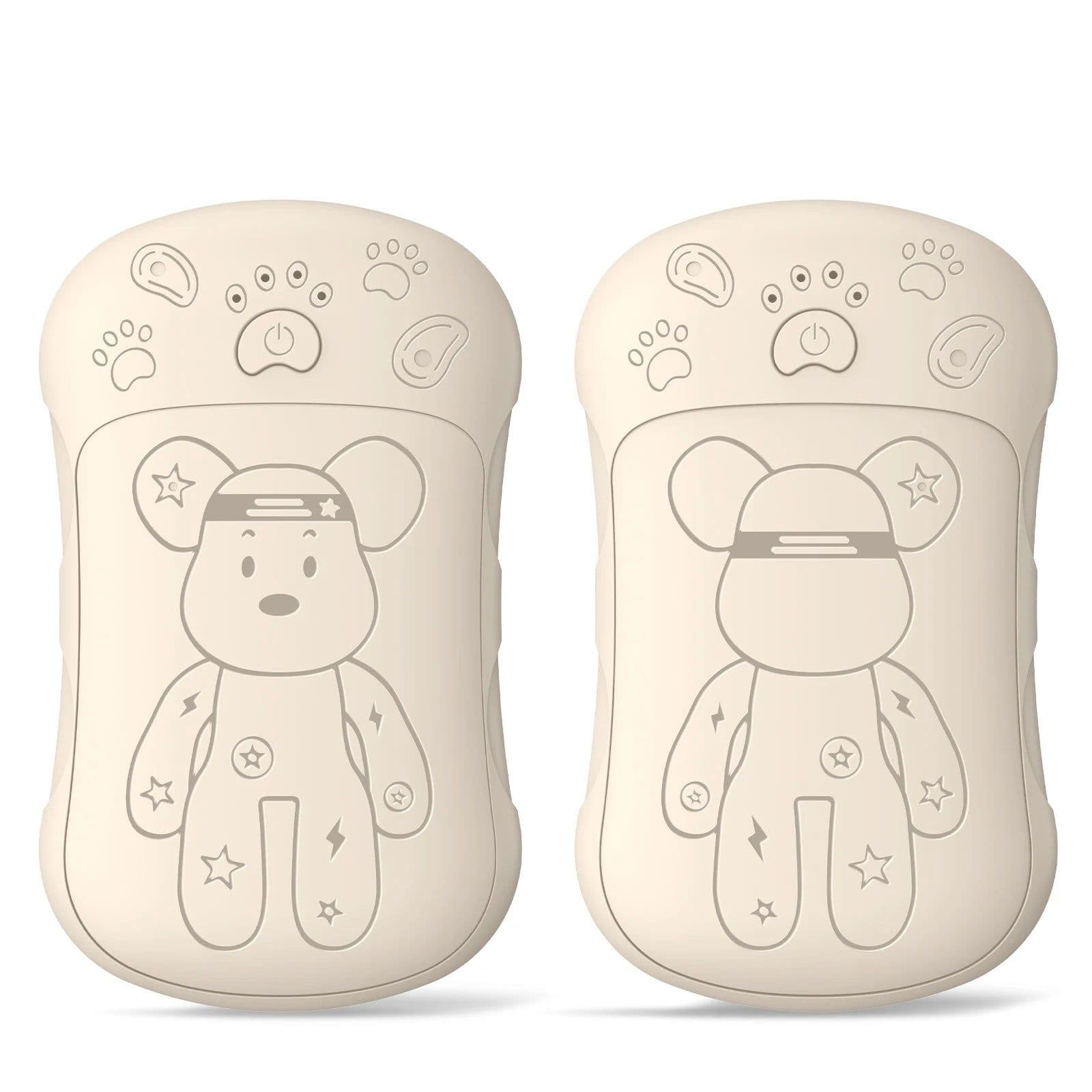 image-Rechargeable Hand Warmers 2 Pack, 2 in 1 Electric Hand Warmer, 6000mAh Portable Pocket Warmers Dual-Sided Safe Heating