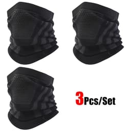 image-3Pcs/Set Unisex Winter Warm Skiing Mask Elastic Breathable Outdoor Sports Running Fishing Multi-Functional Neck Warmer Headscarf