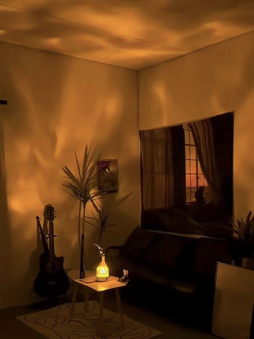 image-Light Theatre: Ambient Light With Stereo Speaker, Ripple Sunset Aurora