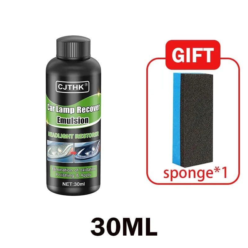 image-Car Headlight Restoration Polishing Kits Headlamp Scratch Remover Repair Cleaning Paste Remove Oxidation Headlight Polish Liquid