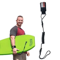 image-1Pc Hot Surf Leash - Safety Hand Rope Hook | Coiled Bodyboarding Leash for Small-Medium Waves
