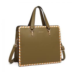 image-LT1953 - Miss Lulu Stripe Design Shoulder Bag - Green