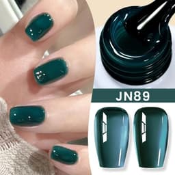 image-BORN PRETTY Milky White Jelly Nude Gel Nail Polish 10ml White Translucent Soak Off Gel Vernis Semi Permanent Need UV Light Cure