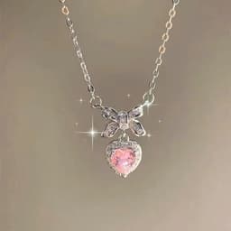 image-New Wine Red Cherry Gold Color Pendant Necklace For Women Personality Fashion Necklace Wedding Jewelry Birthday Gifts