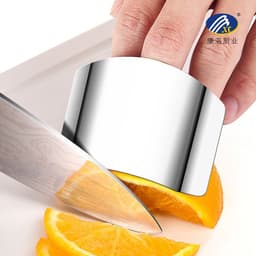 image-Manufacturers supply stainless steel vegetable cutting hand guards finger guards finger guards finger guards finger kitchen tools