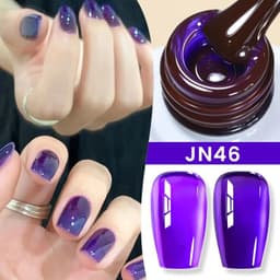 image-BORN PRETTY Milky White Jelly Nude Gel Nail Polish 10ml White Translucent Soak Off Gel Vernis Semi Permanent Need UV Light Cure